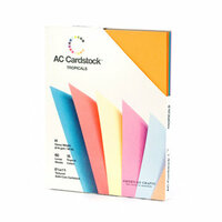 American Crafts - 8.5 x 11 Cardstock Pack - 60 Sheets - Pastels