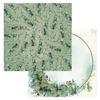 BoBunny - Willow and Sage Collection - 12 x 12 Double Sided Paper - Eucalyptus