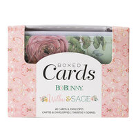 BoBunny - Willow and Sage Collection - Boxed Cards