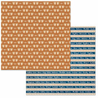 Bo Bunny - Stay Awhile Collection - 12 x 12 Double Sided Paper - Coffee