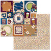 Bo Bunny - Stay Awhile Collection - 12 x 12 Double Sided Paper - Warm