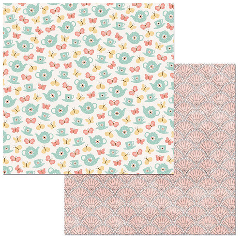 BoBunny - Early Bird Collection - 12 x 12 Double Sided Paper - Tea Time