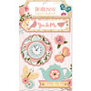 BoBunny - Early Bird Collection - Layered Chipboard Stickers