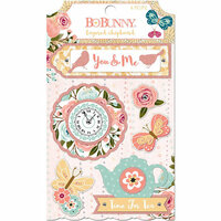 BoBunny - Early Bird Collection - Layered Chipboard Stickers