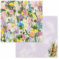BoBunny - Cottontail Collection - 12 x 12 Double Sided Paper - Flowers