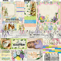 BoBunny - Cottontail Collection - 12 x 12 Cardstock Stickers - Combo