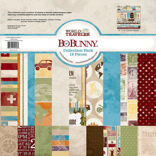 BoBunny - World Traveler Collection - 12 x 12 Collection Pack