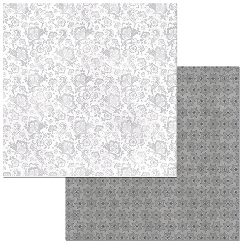 BoBunny - Black Tie Affair Collection - 12 x 12 Double Sided Paper - Elegant