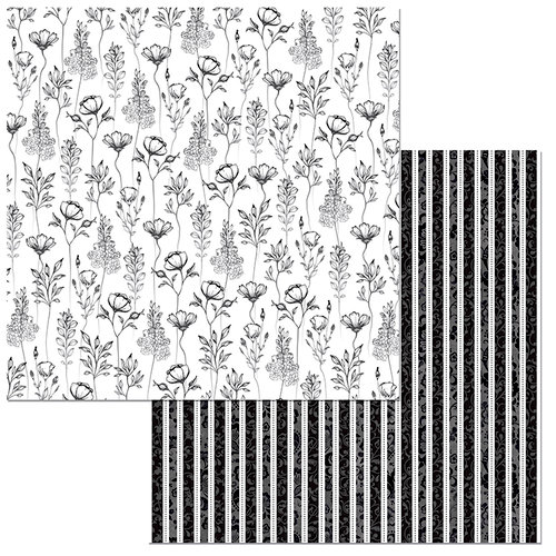 BoBunny - Black Tie Affair Collection - 12 x 12 Double Sided Paper - Glamour