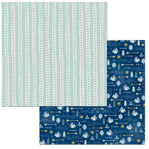 BoBunny - Little Wonders Collection - 12 x 12 Double Sided Paper - Evan