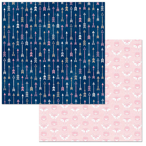 BoBunny - Little Wonders Collection - 12 x 12 Double Sided Paper - Zoey
