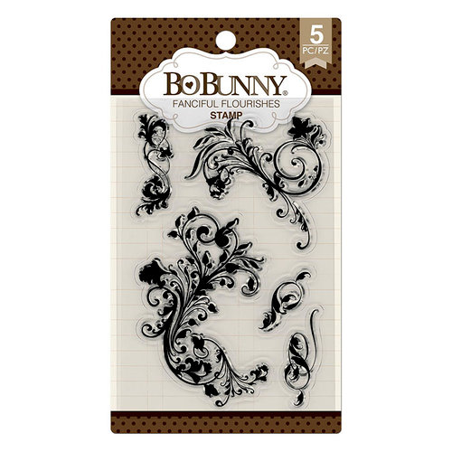 BoBunny - Clear Acrylic Stamps - Flourishes