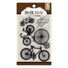 BoBunny - Clear Acrylic Stamps - Bicycles