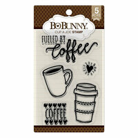 BoBunny - Clear Acrylic Stamps - Cup of Joe