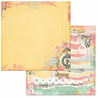 BoBunny - Sunshine Bliss Collection - 12 x 12 Double Sided Paper - Sunshine Bliss