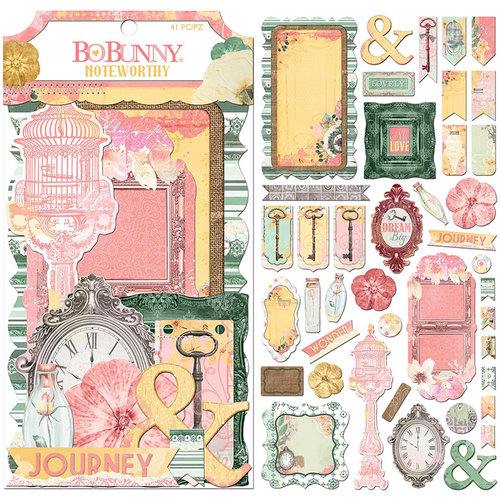 BoBunny - Sunshine Bliss Collection - Noteworthy Journaling Cards