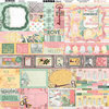 BoBunny - Sunshine Bliss Collection - 12 x 12 Cardstock Stickers - Combo