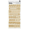 BoBunny - Little Wonders Collection - Thickers - Alphabet - Gold Glitter