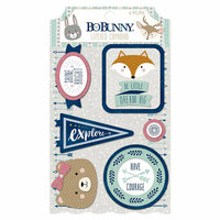 BoBunny - Little Wonders Collection - Layered Chipboard Stickers