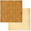 BoBunny - Jungle Life Collection - 12 x 12 Double Sided Paper - Giraffe
