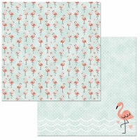 BoBunny - Escape to Paradise Collection - 12 x 12 Double Sided Paper - Beach