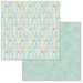 BoBunny - Escape to Paradise Collection - 12 x 12 Double Sided Paper - Swim