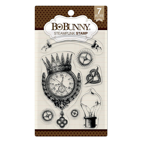 BoBunny - Clear Acrylic Stamps - Steampunk