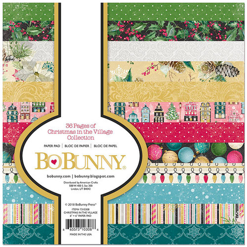 BoBunny - Christmas in the Village Collection - 6 x 6 Paper Pad