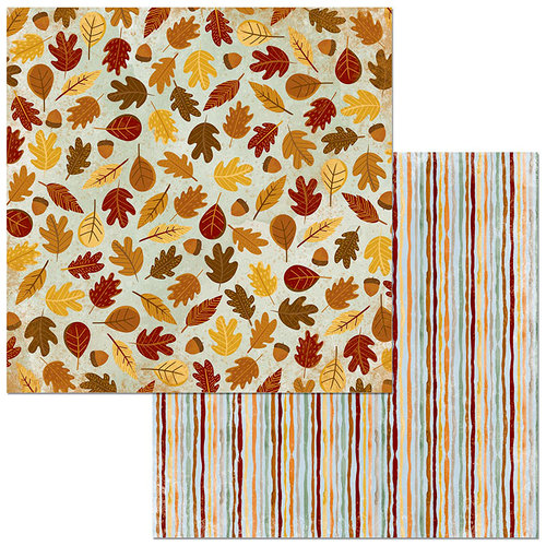 BoBunny - Beautifully Brisk Collection - 12 x 12 Double Sided Paper - Autumn