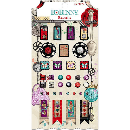 BoBunny - Land of Wonder Collection - Brads