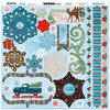 BoBunny - Winter Getaway Collection - 12 x 12 Cardstock Stickers - Combo
