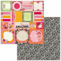 BoBunny - Sweet Clementine Collection - 12 x 12 Double Sided Paper - Memories