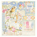 Bo Bunny - Harmony Collection - 12 x 12 Chipboard Stickers with Foil Accents