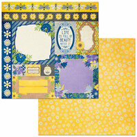 BoBunny - Bee-utiful You Collection - 12 x 12 Double Sided Paper - Pretty