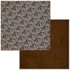 BoBunny - Double Dot Designs Collection - 12 x 12 Double Sided Paper - Lace - Coffee