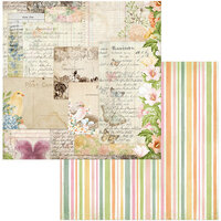 BoBunny - Garden Grove Collection - 12 x 12 Double Sided Paper - Postcards