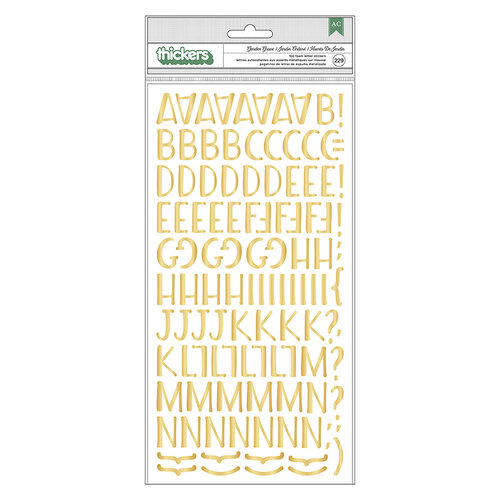 BoBunny - Garden Grove Collection - Thickers - Alphabet - Foam