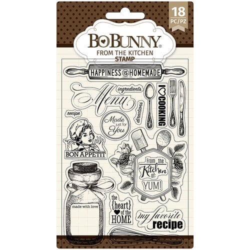 BoBunny - Clear Acrylic Stamps - From The Kitchen