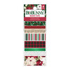 BoBunny - Joyful Christmas Collection - Washi Tape with Green Foil and Red Glitter Accents