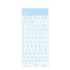 American Crafts - Pebbles - New Arrival Collection - Cardstock Stickers - Alphabet - Baby Blue Boy