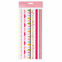 American Crafts - Pebbles - Ever After Collection - Cardstock Stickers - Borders