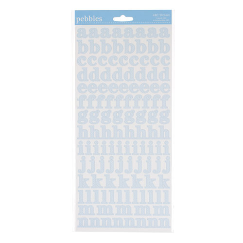 Pebbles - New Addition Boy Collection - Stickers - Alphabet - Blue