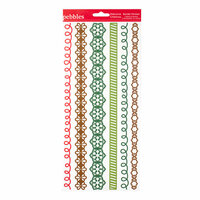 American Crafts - Pebbles - Welcome Christmas Collection - Stickers - Border