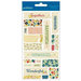 American Crafts - Pebbles - Fresh Goods Collection - Embossed Stickers - Masking Tape