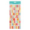 American Crafts - Pebbles - Hip Hip Hooray Collection - Stickers - Alphabet - Multi