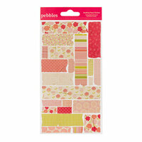 American Crafts - Pebbles - Country Picnic Collection - Embossed Stickers - Masking Tape