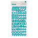 American Crafts - Pebbles - Basics Collection - Thickers - Foam Stickers - Aqua