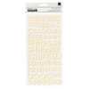 American Crafts - Pebbles - Basics Collection - Thickers - Foam Stickers - Cream
