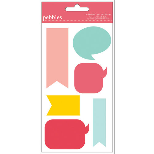 American Crafts - Pebbles - Love You More Collection - Chipboard Shapes - Girl