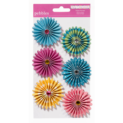American Crafts - Pebbles - Party with Amy Locurto - Paper Flowers - Mermaid